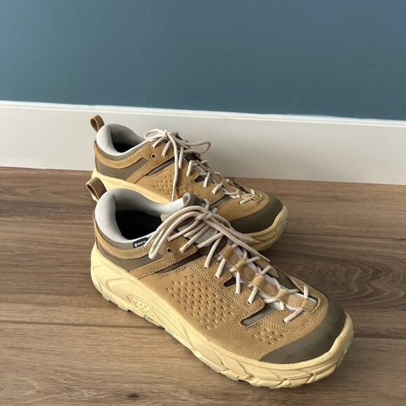 Size 11.5M - Hoka One One Tor Ultra Lo Elite Terrain System - Wheat Mushroom - Picture 3 of 5